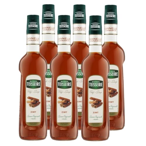 Mathieu Teisseire Getränke-Sirup Zimt 0,7L - Cocktails (6er Pack) von Teisseire