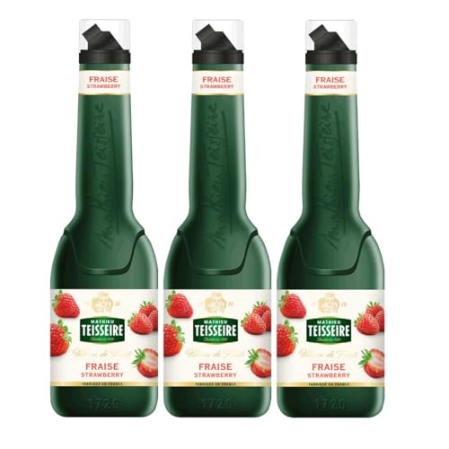 Mathieu Teisseire Püreemix Erdbeere 1L - Cocktails (3er Pack) von Teisseire