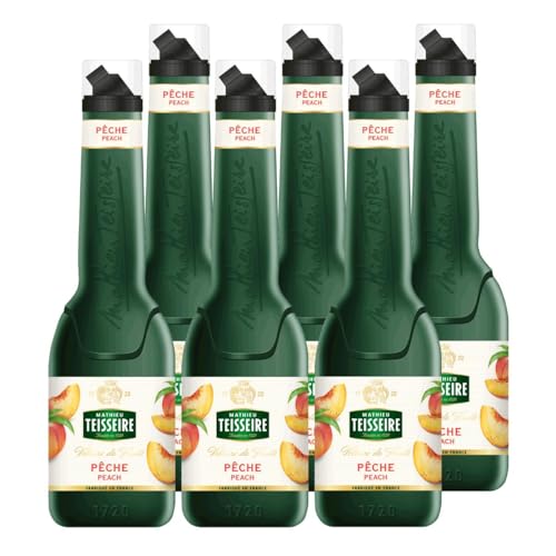 Mathieu Teisseire Püreemix Pfirsich 1L - Cocktails (6er Pack) von Teisseire