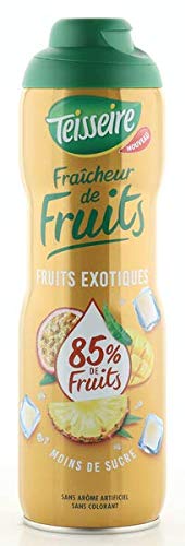 Teisseire Fraicheur de Fruits Exotiques exotische Früchte 85% Fruchtanteil Sonderedition in der bronze Flasche Dose 600ml Dose von Teisseire