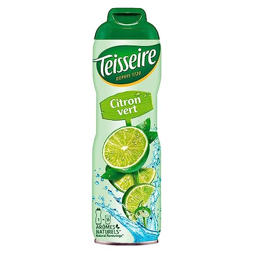 Teisseire Getränke-Sirup Lime/Limette 600ml - Sirup der genauso schmeckt wie die Frucht (1er Pack) von Teisseire