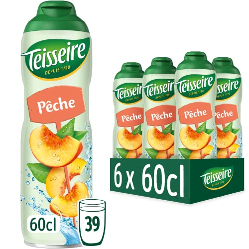 Teisseire Himbeersirup für Erfrischungsgetränke, Cocktails, recycelbare Kanister, 6 x 60 cl von Teisseire