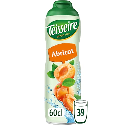 Teisseire Sirup Aprikose für Erfrischungsgetränke, Cocktails, Flasche 60 cl von Teisseire