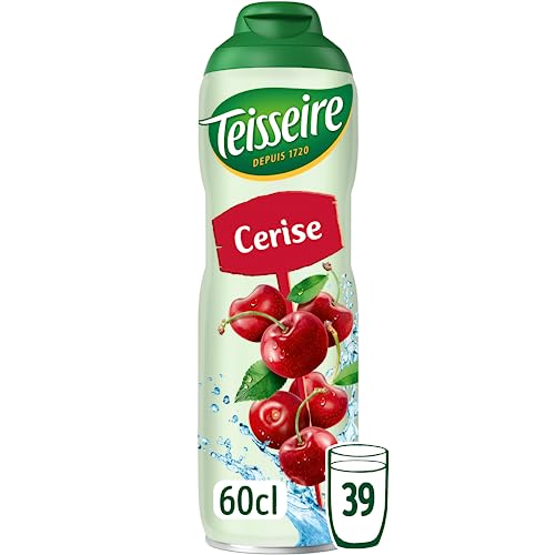 Teisseire Sirup Kirsche für Erfrischungsgetränke, Cocktails, Flasche 60 cl von Teisseire