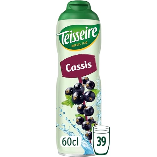 Teisseire Sirup aus Johannisbeere für Erfrischungsgetränke, Cocktails, recycelbare Kanister, 6 x 60 cl von Teisseire