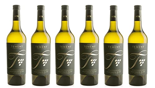 6x 0,75l - 2023er - Tement - Kalk & Kreide - Sauvignon Blanc - Südsteiermark - Österreich - Weißwein trocken von Tement