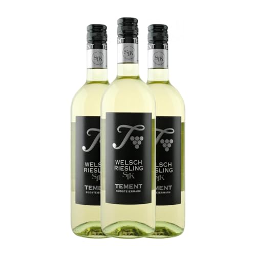 Tement Steirische Klassik DV Welschriesling Südsteiermark 75 cl Weißwein (Karton mit 3 Flaschen von 75 cl) von Tement