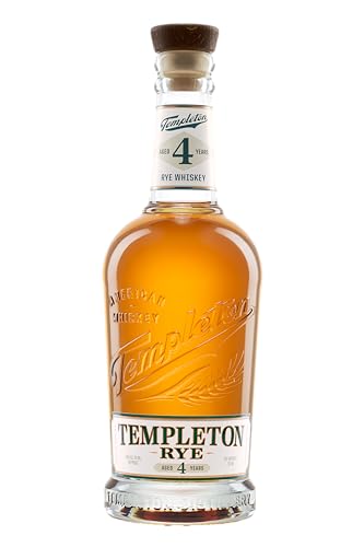 Templeton Rye I 4 Jahre alter Roggenwhiskey I In American Oak Flame Charred Fässern für mindestens 4 Jahre gereift I 40% Vol. I 700 ml von Templeton