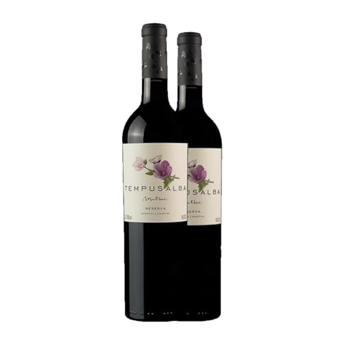 Tempus Alba Malbec Mendoza Reserve 75 cl Rotwein (Karton mit 2 Flaschen von 75 cl) von Tempus Alba