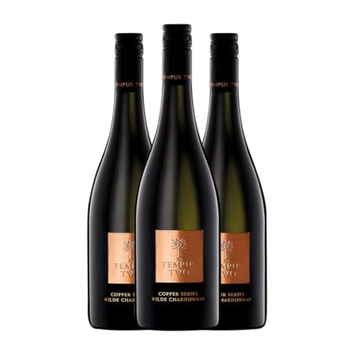 Tempus Two Copper Series Wilde Chardonnay Southern New South Wales 75 cl Weißwein (Karton mit 3 Flaschen von 75 cl) von Tempus Two