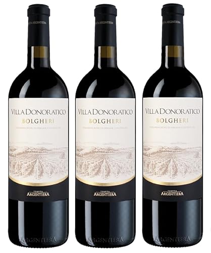 3x 0,75l - 2020er - Tenuta Argentiera - Villa Donoratico - Bolgheri D.O.P. - Toscana - Italien - Rotwein trocken von Tenuta Argentiera