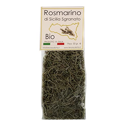 Tenuta Collotta® - Rosmarin Getrocknet Bio 50 g - 100% Italienisch - Hergestellt in Sizilien von Tenuta Collotta Azienda Agricola Biologica