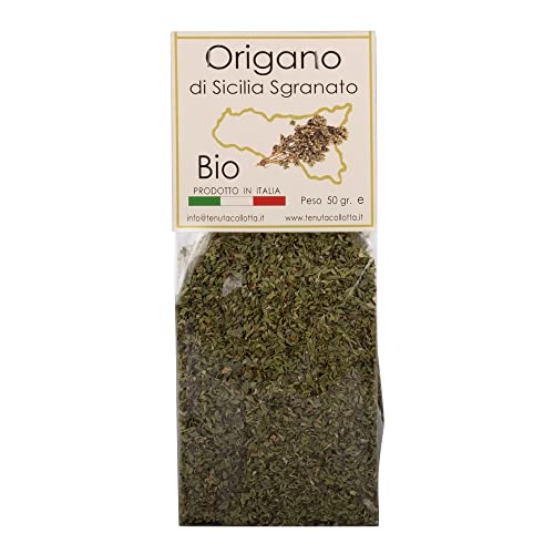 Tenuta Collotta® - Oregano Getrocknet Bio 50 g - 100% Italienisch - Hergestellt in Sizilien von Tenuta Collotta Azienda Agricola Biologica