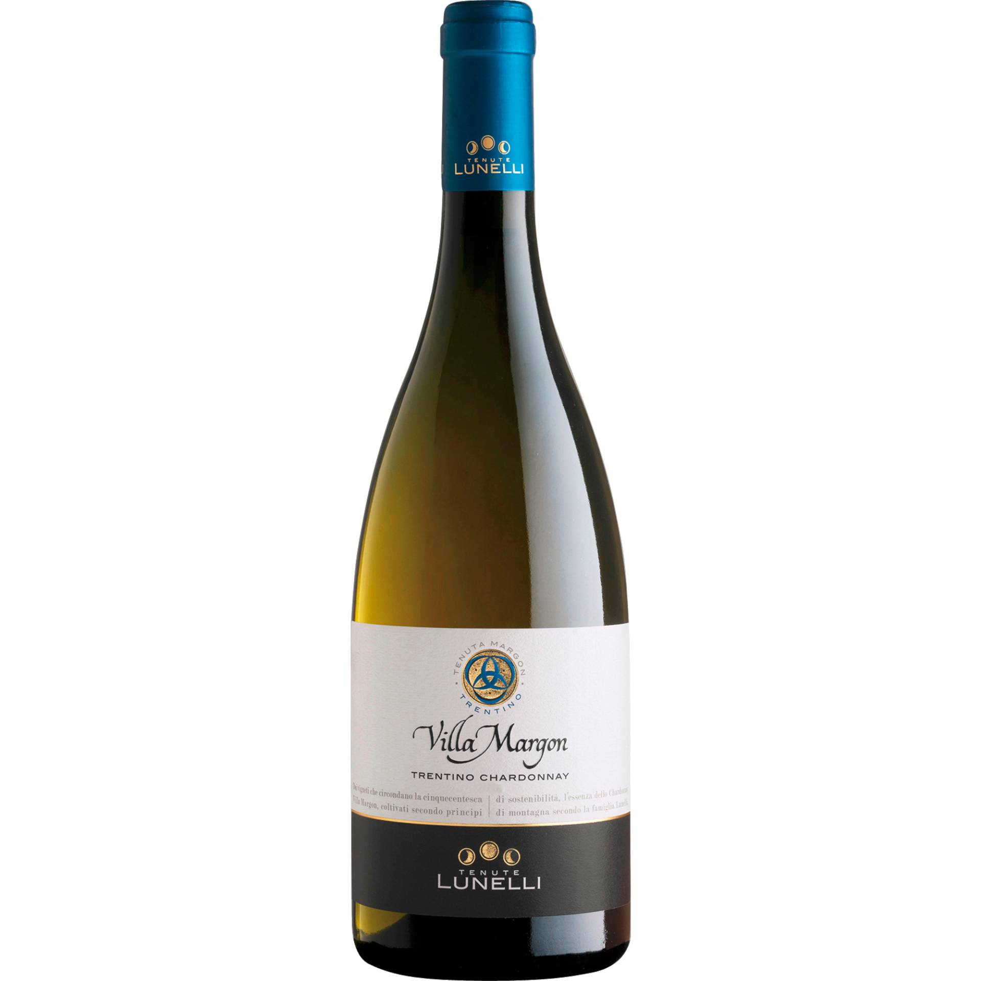 Villa Margon Chardonnay, Trentino DOC, Trentino, 2021, Weißwein von Tenuta Margon,38123,Ravina,Italien