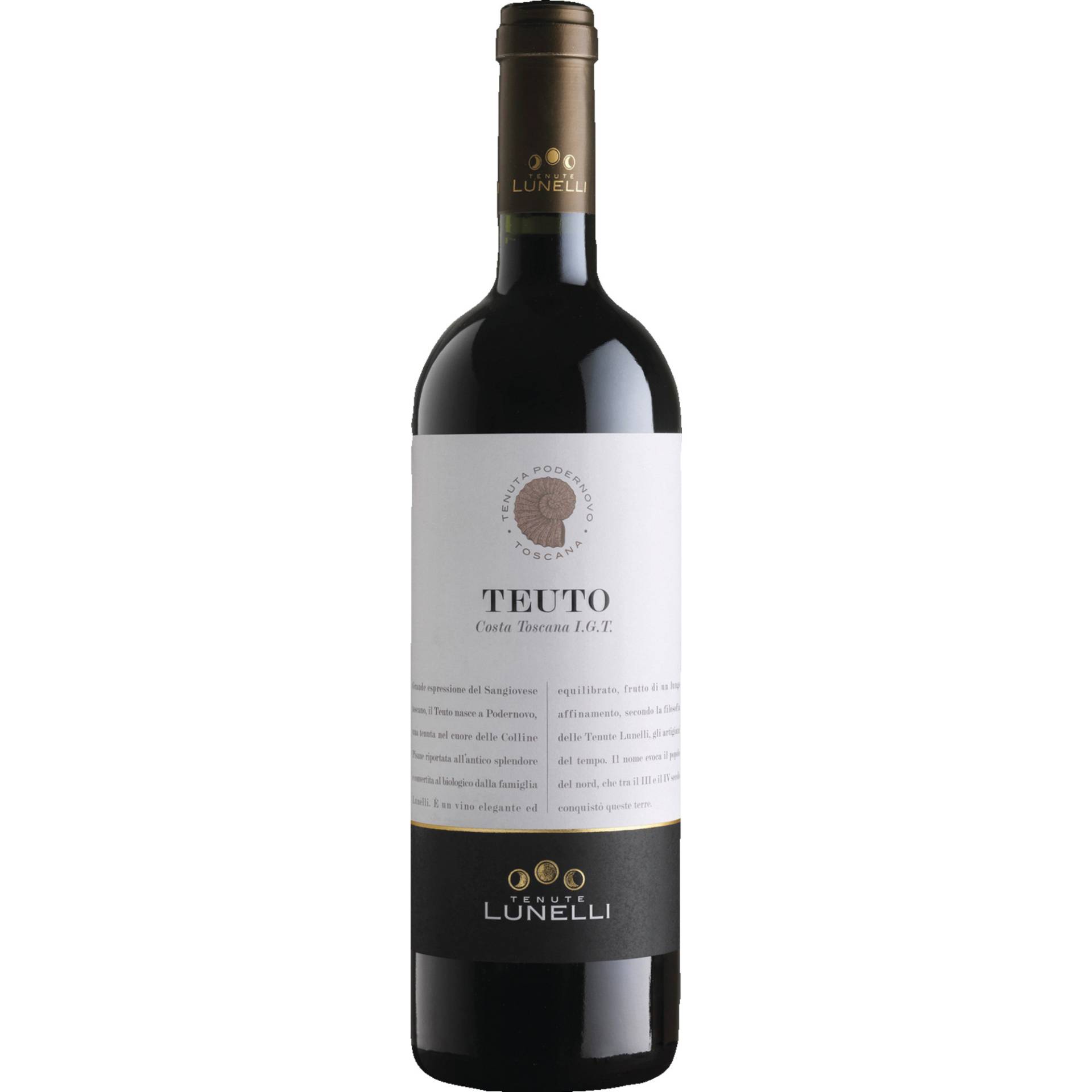 Tenuta Podernovo Teuto, Toscana IGT, Toskana, 2020, Rotwein von Tenuta Podernovo,56030,Terricciola,Italien