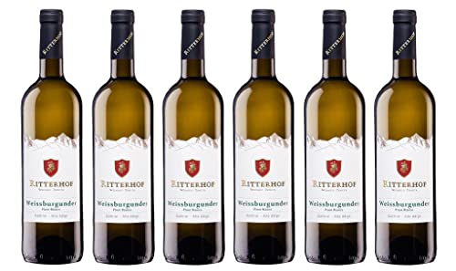 6x 0,75l - 2023er - Tenuta Ritterhof - Weißburgunder - Alto Adige D.O.P. - Südtirol - Italien - Weißwein trocken von Tenuta Ritterhof