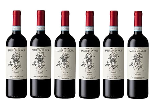 6x 0,75l - 2023er - Tasca d'Almerita - Tenuta Sallier de la Tour - Syrah - Sicilia D.O.P. - Sizilien - Italien - Rotwein trocken von Tenuta Sallier de la Tour