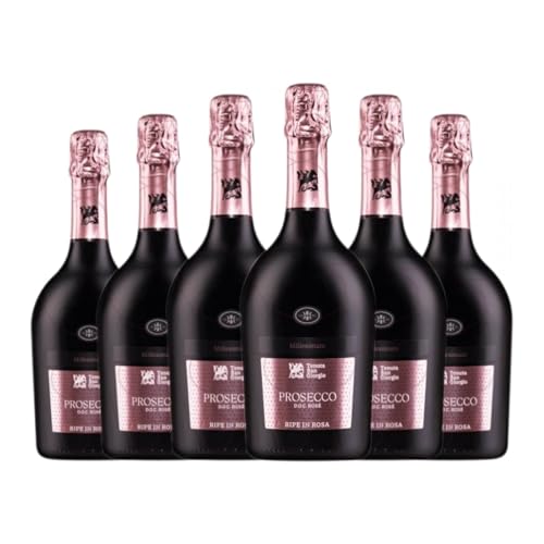 Tenuta San Giorgio Millesimato Rose Trocken Prosecco 75 cl Rosé Sekt (Karton mit 6 Flaschen von 75 cl) von Tenuta San Giorgio