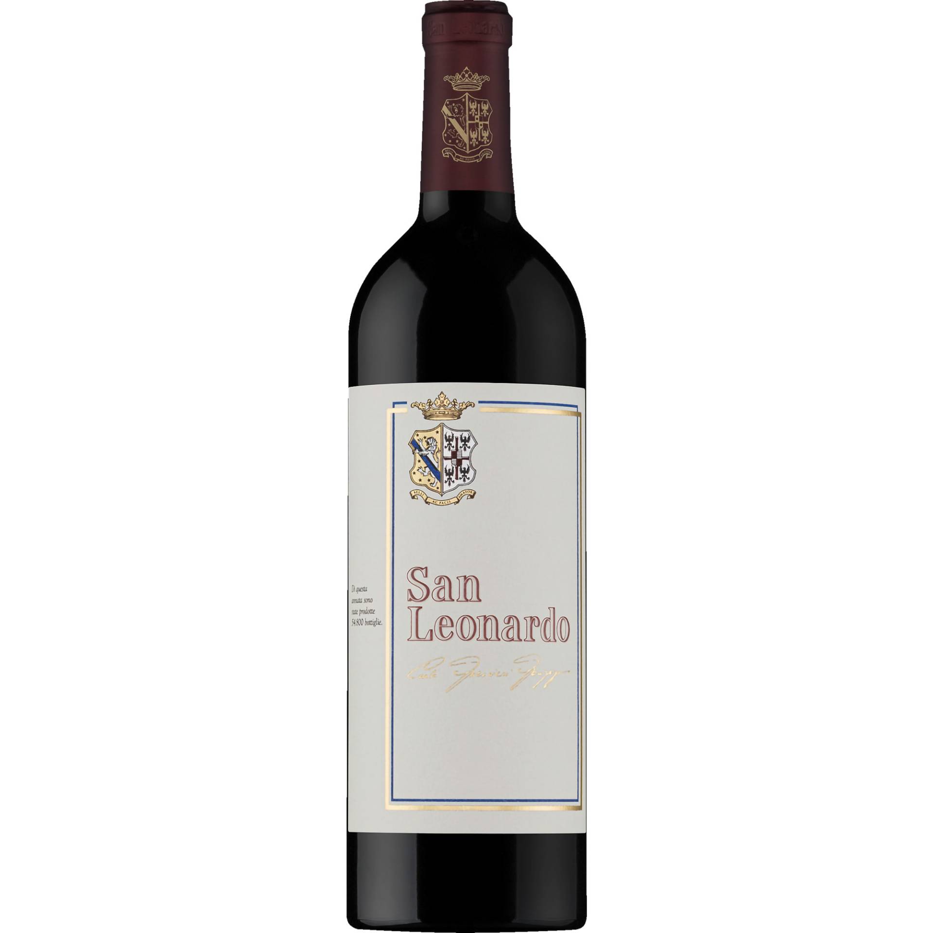 San Leonardo Rosso, Vigneti delle Dolomiti IGP, Südtirol, 2017, Rotwein von Tenuta San Leonardo SRL,Avio, Localitá San Leonardo 1