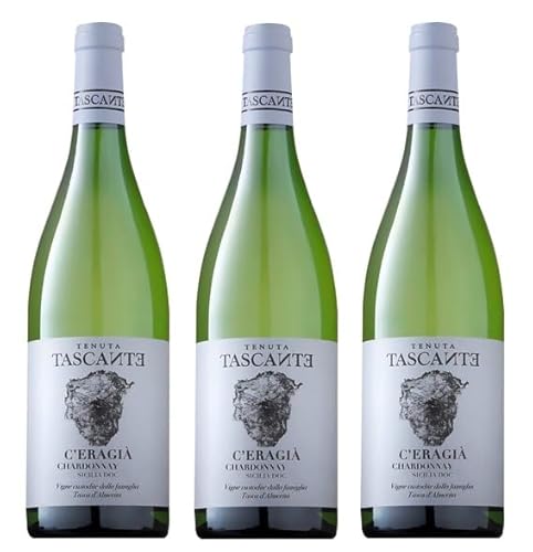 3x 0,75l - 2021er - Tasca d'Almerita - Tenuta Tascante - C'Eragià - Chardonnay - Sicilia D.O.P. - Sizilien - Italien - Weißwein trocken von Tenuta Tascante