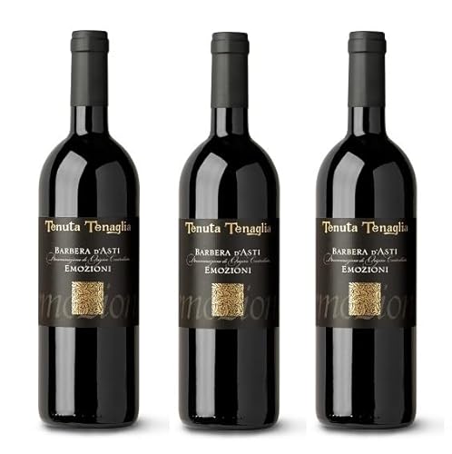 3x 0,75l - 2020er - Tenuta Tenaglia - Emozioni - Barbera d'Asti D.O.C.G. - Piemonte - Italien - Rotwein trocken von Tenuta Tenaglia