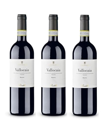 3x 0,75l - 2019er - Tenuta Vallocaia - Vallocaia - Vino Nobile di Montepulciano Riserva D.O.C.G. - Toscana - Italien - Rotwein trocken von Tenuta Vallocaia