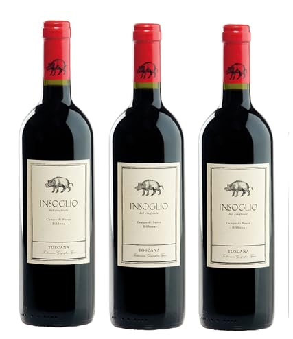 3x 0,75l - 2023er - Tenuta di Biserno - Insoglio del Cinghiale - Toscana I.G.P. - Italien - Rotwein trocken von Tenuta di Biserno