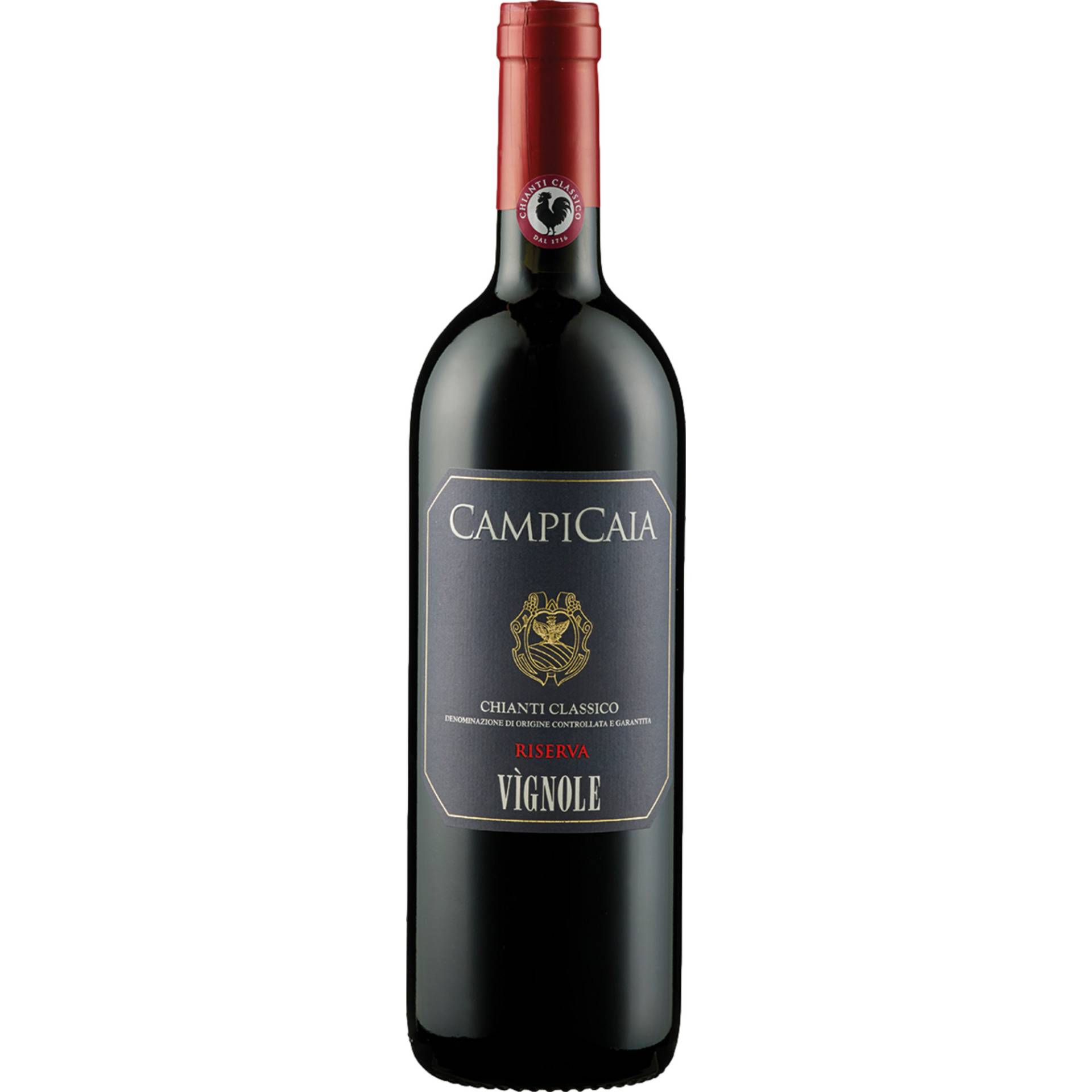 Campicaia Chianti Classico Riserva, Chianti Classico DOCG, Toskana, 2018, Rotwein von Tenuta di Vignole s.s. c/o Casa Vinicola Fratelli Nistri S.a.s.,   IT 59100 Prato (PO)