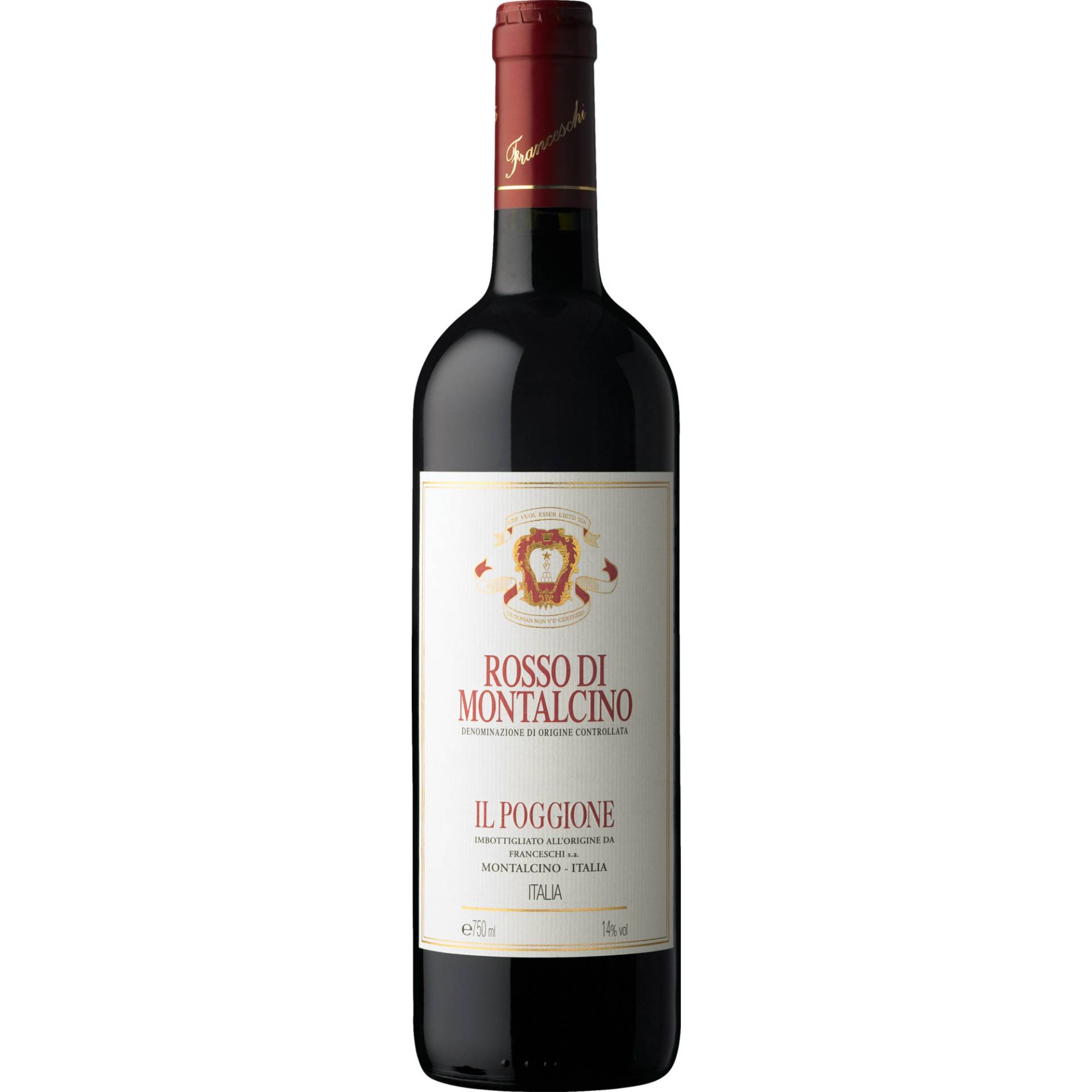 Il Poggione Rosso di Montalcino, Rosso di Montalcino DOC, Toskana, 2021, Rotwein von Tenuta il Poggione - 53024 S. Angelo in Colle Montalcino - Italia