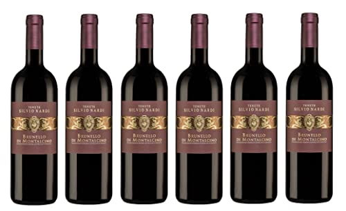 6x 0,75l - 2015er - Tenute Silvio Nardi - Brunello di Montalcino D.O.C.G. - Toscana - Italien - Rotwein trocken von Tenute Silvio Nardi