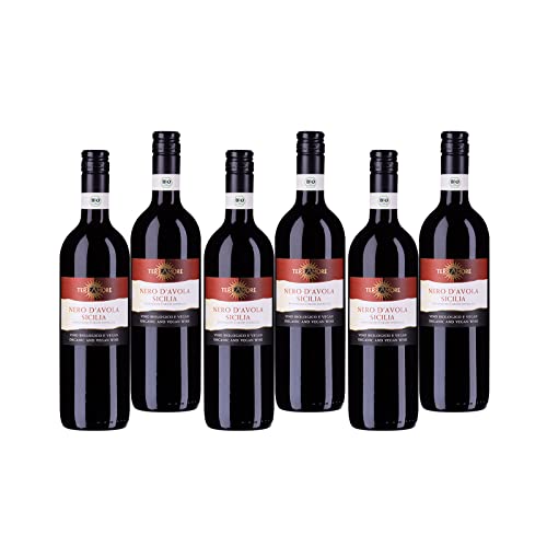 Bio-Nero d'Avola Sicilia DOC "TerrAmore" Rotwein Sizilien trocken (6 x 0.75l) von TerrAmore