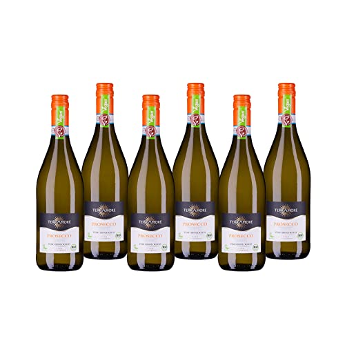 Bio-Prosecco Frizzante Treviso DOC "TerrAmore" Perlwein Venetien trocken (6 x 0.75l) von TerrAmore