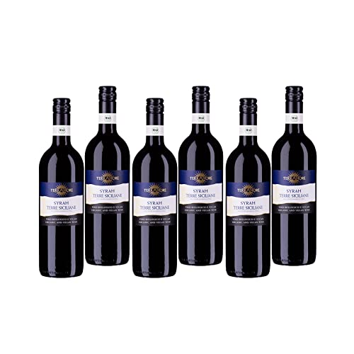 Bio-Syrah Terre Siciliane IGT "TerrAmore" Rotwein Sizilien trocken (6 x 0.75l) von TerrAmore