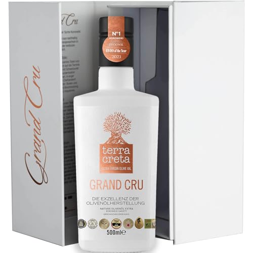 Terra Creta Grand Cru - Preisgekröntes Extra Natives Olivenöl (500ml mit Box) von Terra Creta