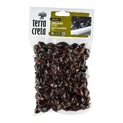 Terra Creta - getrocknete schwarze Oliven (vakuum) 245g von Terra Creta