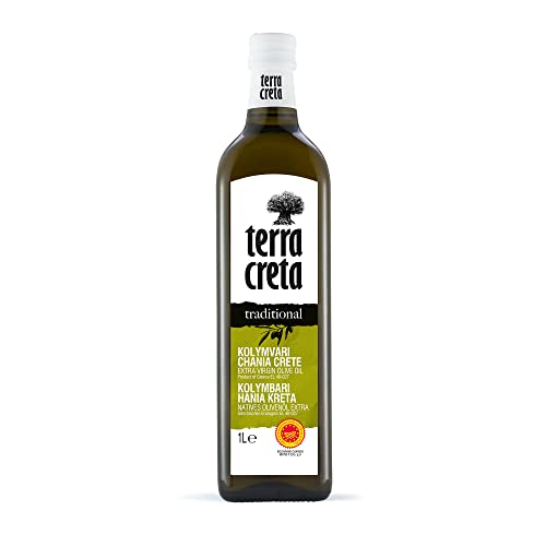 Terra Creta g.U. - Extra natives Olivenöl aus Kolymvari / 1 Liter (Flasche) von Terra Creta