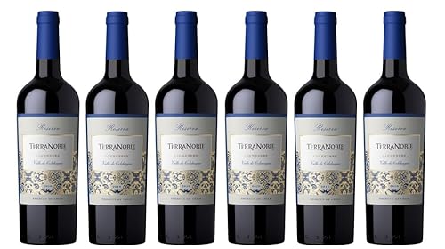 6x 0,75l - Terra Noble - Reserva - Carménère - Valle de Colchagua W.O. - Chile - Rotwein trocken von Terra Noble