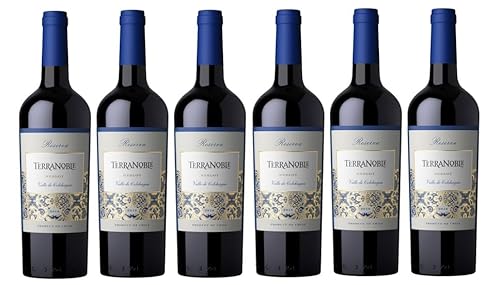 6x 0,75l - Terra Noble - Reserva - Merlot - Valle de Colchagua W.O. - Chile - Rotwein trocken von Terra Noble