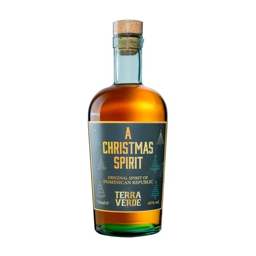 A Christmas Spirit | Dominikanische Spirituose auf Rum basis mit Noten von Vanille, Karamell, Kokosnuss, ausgewogene Süße | Perfekt für die Feiertage | Gereift in Bourbonfässern | 700ML - 40% ABV von Terra Verde