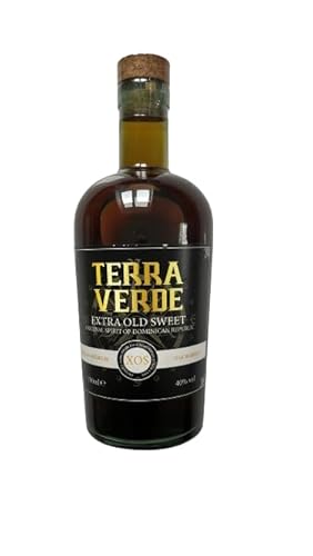 TERRA VERDE XOS Extra Old Sweet | Extra süßer Rum mit Noten von dunkler Schokolade, Toffee, Karamell, Orangenschale | Bis zu 6 Jahre in Bourbonfässern gereift | 700 ml – 40% ABV von Terra Verde