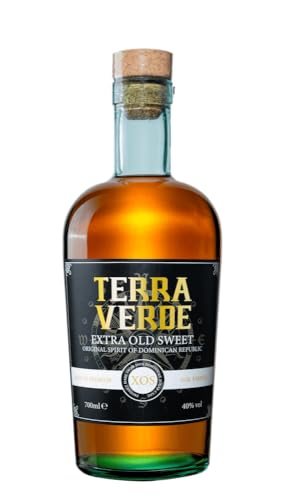 TERRA VERDE XOS Extra Old Sweet | Extra süße Spirituose auf Rum basis mit Noten von dunkler Schokolade, Toffee, Karamell, Orangenschale | Bis zu 6 Jahre in Bourbonfässern gereift | 700 ml – 40% ABV von Terra Verde