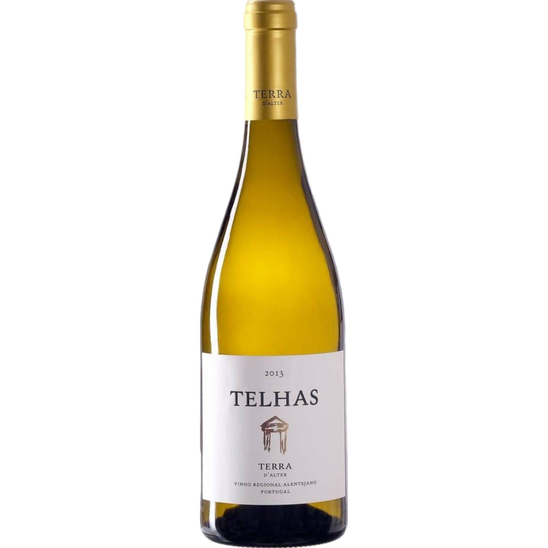 Telhas Viognier Branco, Alentejo DOC, Alentejo, 2020, Weißwein von Terra d'Alter - Zona Industrial 22 28, 7460-162 Fronteira, Portugal