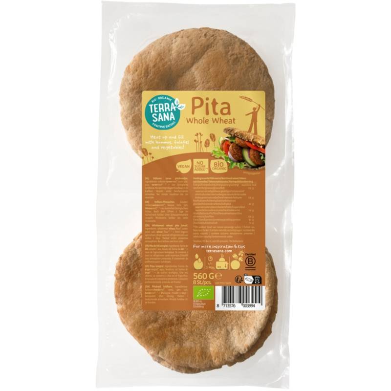 Bio Weizenvollkorn Pita von TerraSana