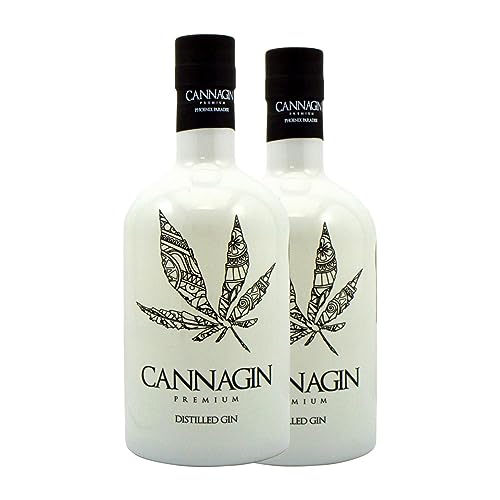 Gin Terraplanet Cannagin Premium Gin 70 cl (Schachtel mit 2 Flaschen von 70 cl) von Terraplanet del Sur