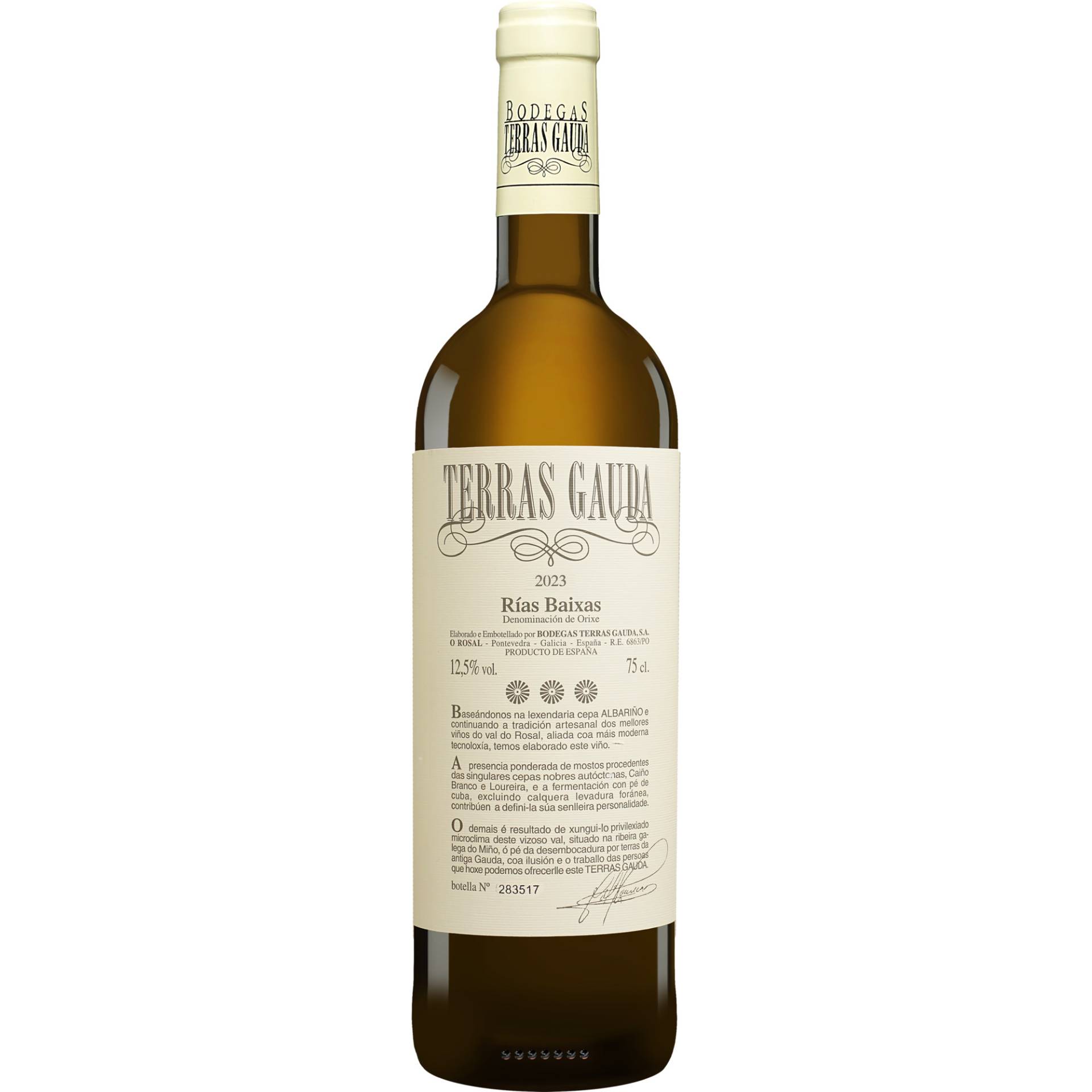 Terras Gauda O Rosal 2023  0.75L 12% Vol. Weißwein Trocken aus Spanien von Terras Gauda