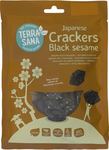 Naturreiscracker mit schwarzem Sesam 2 x 60 gr von Terrasana