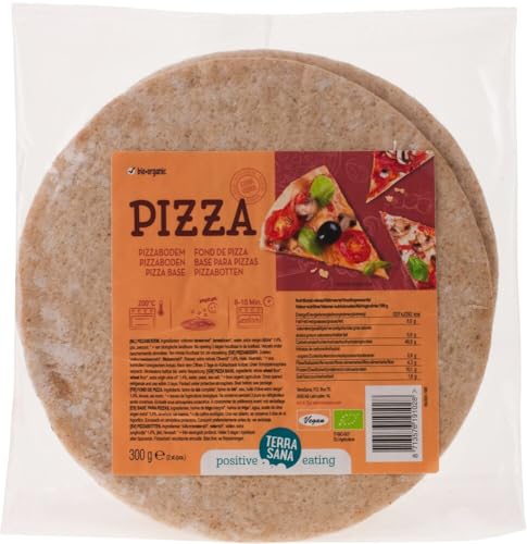 Pizzaböden 18 x 300 gr von Terrasana