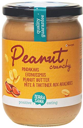 Terrasana Erdnussmus crunchy, Bio, 2 x 500g von Terrasana