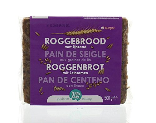 Terrasana Roggebrood lijnzaad - 500g von Terrasana