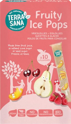 Terrasana Wassereis Eislollies Frucht GGB (12er Pack à 400 ml) fruchtige Eislollies von Terrasana